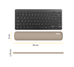 Repose-poignets clavier Fellowes Breyta compact sable