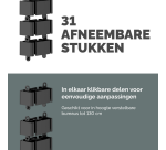 Organisateur de câbles Fellowes noir