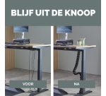 Organisateur de câbles Fellowes noir