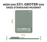 Fellowes Breyta XL sage mouse pad with wrist rest