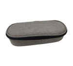 Trousse à crayons Econovo ovale gris