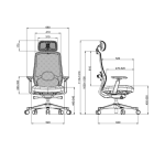 Chaise de bureau Euroseats Ferrara noir