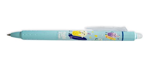 PILOT FriXion clicker Rollerball Pool Party Medium Light Blue