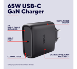 Trust Maxo 65W USB-C GaN Charger Black