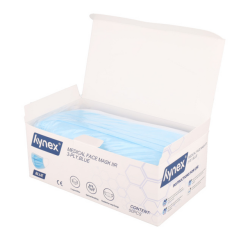 Mondmasker Hynex IIR 3-laags blauw 50 stuks