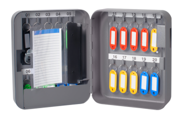 Sleutelkast Pavo basic met cijferslot 20 haken 200x160x60mm