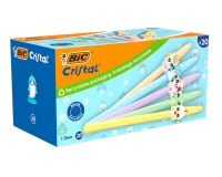 Stylo bille BIC Cristal figures animaux assorti