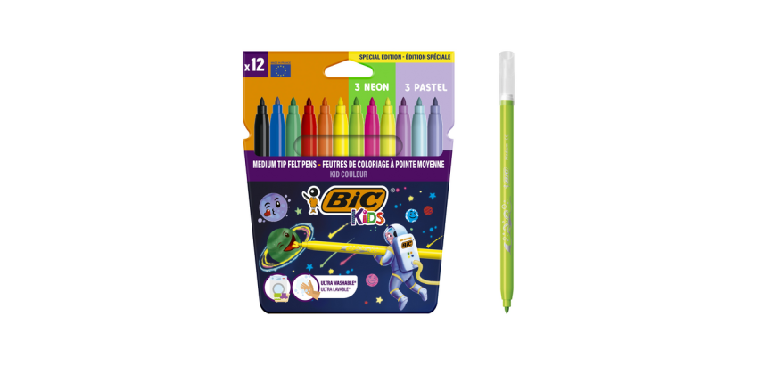 Kleurstift Bickids Cosmo clipstrip à 12 etuis