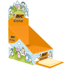 BIC Cristal empty pen animal figures