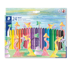 Staedtler Noris Twister Wachsmalstift Set 24 Farben