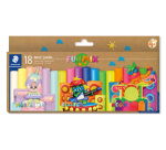 Staedtler Noris jumbo modeling clay set with 18 colors