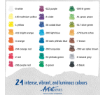 Crayon Aquarelle Staedtler Mars Lumograph set 24 couleurs
