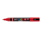 Uni POSCA paint marker PC-5BR brush tip Medium red