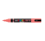 Paintmarker Uni POSCA PC-5BR brushpunt medium koraal