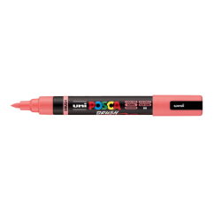 Paintmarker Uni POSCA PC-5BR brushpunt medium koraal