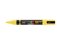 Paintmarker Uni POSCA PC-5BR brushpunt medium geel