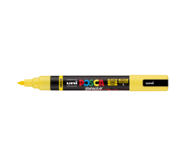Marqueur peinture Uni POSCA PC-5BR pointe pinceau Medium jaune