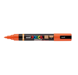 Uni POSCA paint marker PC-5BR brush tip Medium orange