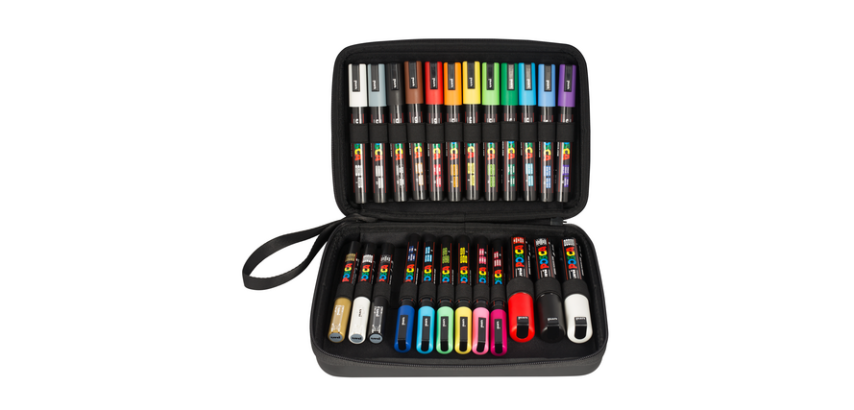Uni POSCA Paint Marker Set Assorted Box 24 Pieces