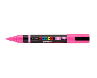 Uni POSCA Malstift PC-5BR mit Pinselspitze Medium Rosa