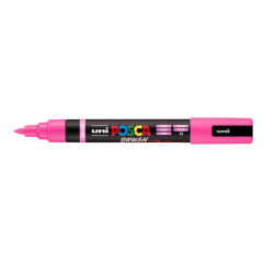 Marqueur peinture Uni POSCA PC-5BR pointe pinceau Medium rose