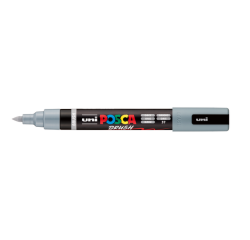 Paintmarker Uni POSCA PC-5BR brushpunt medium grijs