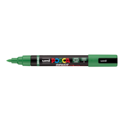 Paintmarker Uni POSCA PC-5BR brushpunt medium donkergroen