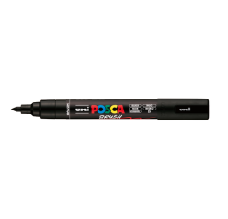 Uni POSCA Paint Marker PC-5BR Medium Brush Tip Black
