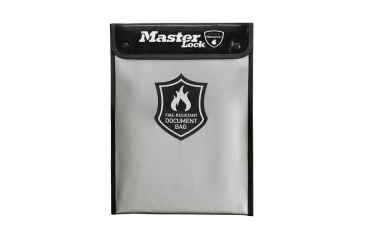 Sacoche pour documents résistante au feu et à l'eau MasterLock 28x38cm