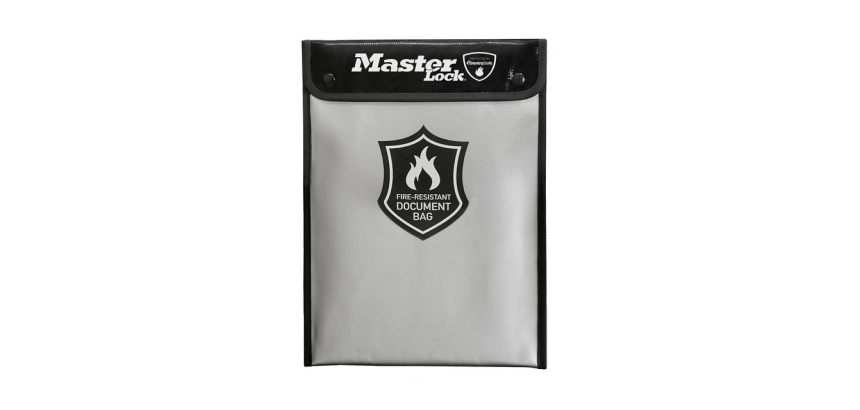 Sacoche pour documents résistante au feu et à l'eau MasterLock 28x38cm