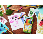 Fineliner STABILO point 88 Animal Vibes mini fijn assorti 8 stuks