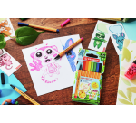 Fineliner STABILO point 88 Animal Vibes mini fijn assorti 8 stuks