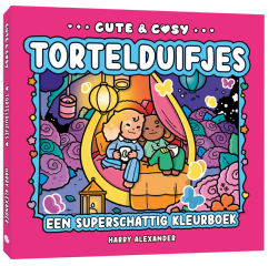 Coloring Book MUS Cute & Cozy Lovebirds