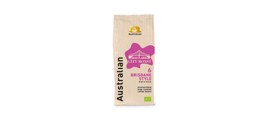 Organic Australian Brisbane Whole Bean Coffee 400g
