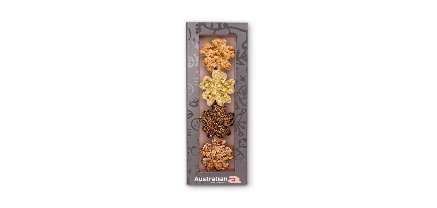 Australian Chocolate Flowers Box 4 Pieces
