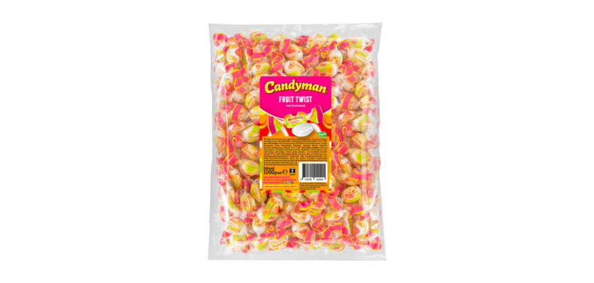Candyman Fruity Sour Candies Bag 1kg