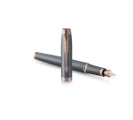 Parker IM Finish Touch Slate Medium Fountain Pen