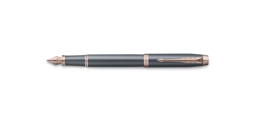 Parker IM Finish Touch Slate Medium Fountain Pen