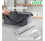 Desk pad, 80 x 40 cm, PVC, grey