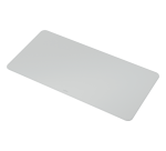Desk pad, 80 x 40 cm, PVC, grey