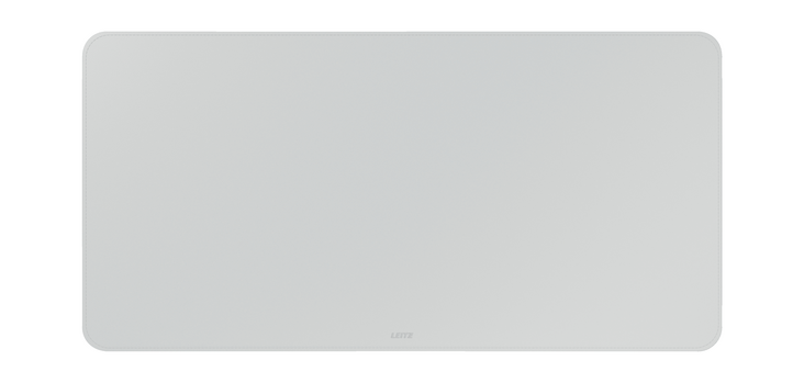 Desk pad, 80 x 40 cm, PVC, grey
