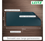 Sous main Gaming Leitz 100x40cm enroulable gris foncé