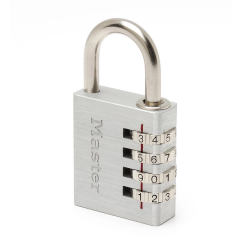 En_cadenas master lock a combinaison aluminium 40