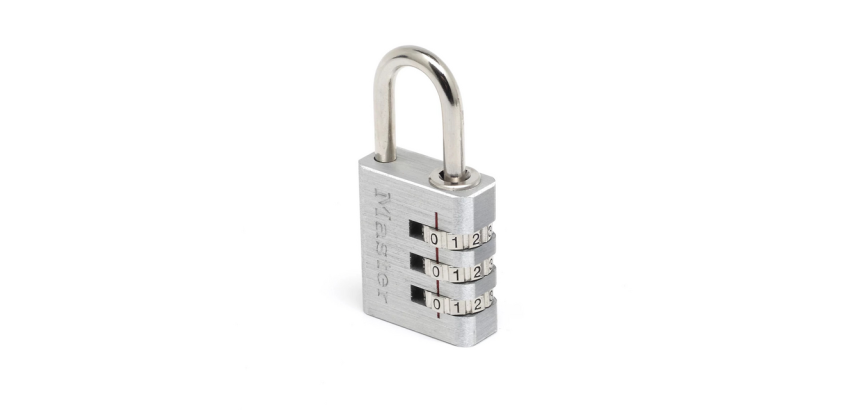 Cadenas Master Lock à combinaison aluminium 30mm