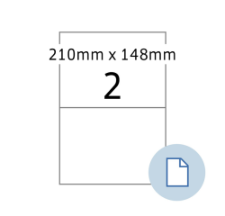 HERMA Label 8402 A4 EXPR 500 210x148mm white 1000 pieces