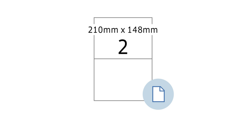 Etiket HERMA 8402 A4 EXPR 500 210x148mm wit 1000 stuks