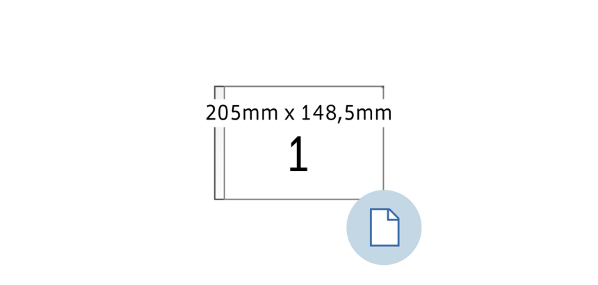 HERMA Label 8493 A5 EXPR 1000 205x148.5mm White 1000 pieces