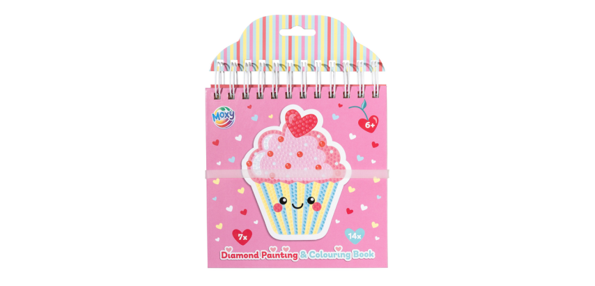 Kleurboek Moxy Diamondpainting 16x16cm