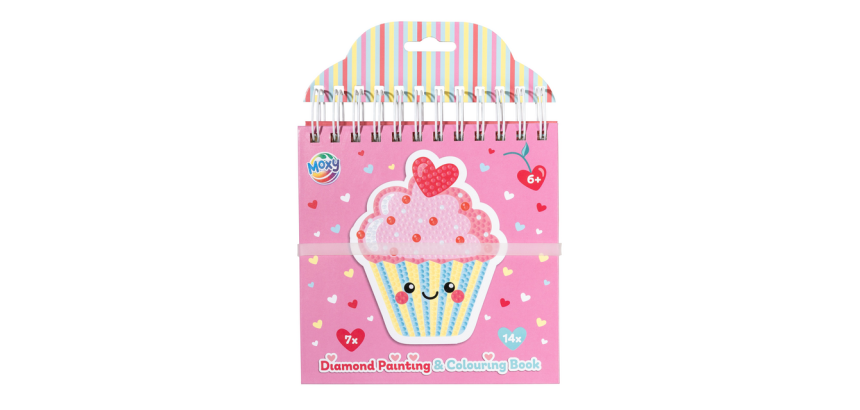 Livre de coloriage Moxy Diamondpainting 16x16cm