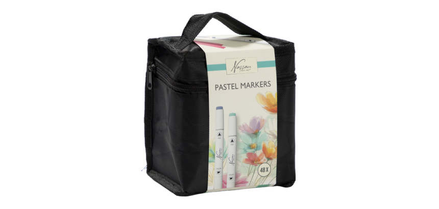 Marqueur pastel Nassau set 48 couleurs
